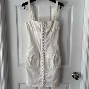 Elegant Cream Mini Dress MISHA COLLECTION (US 2)